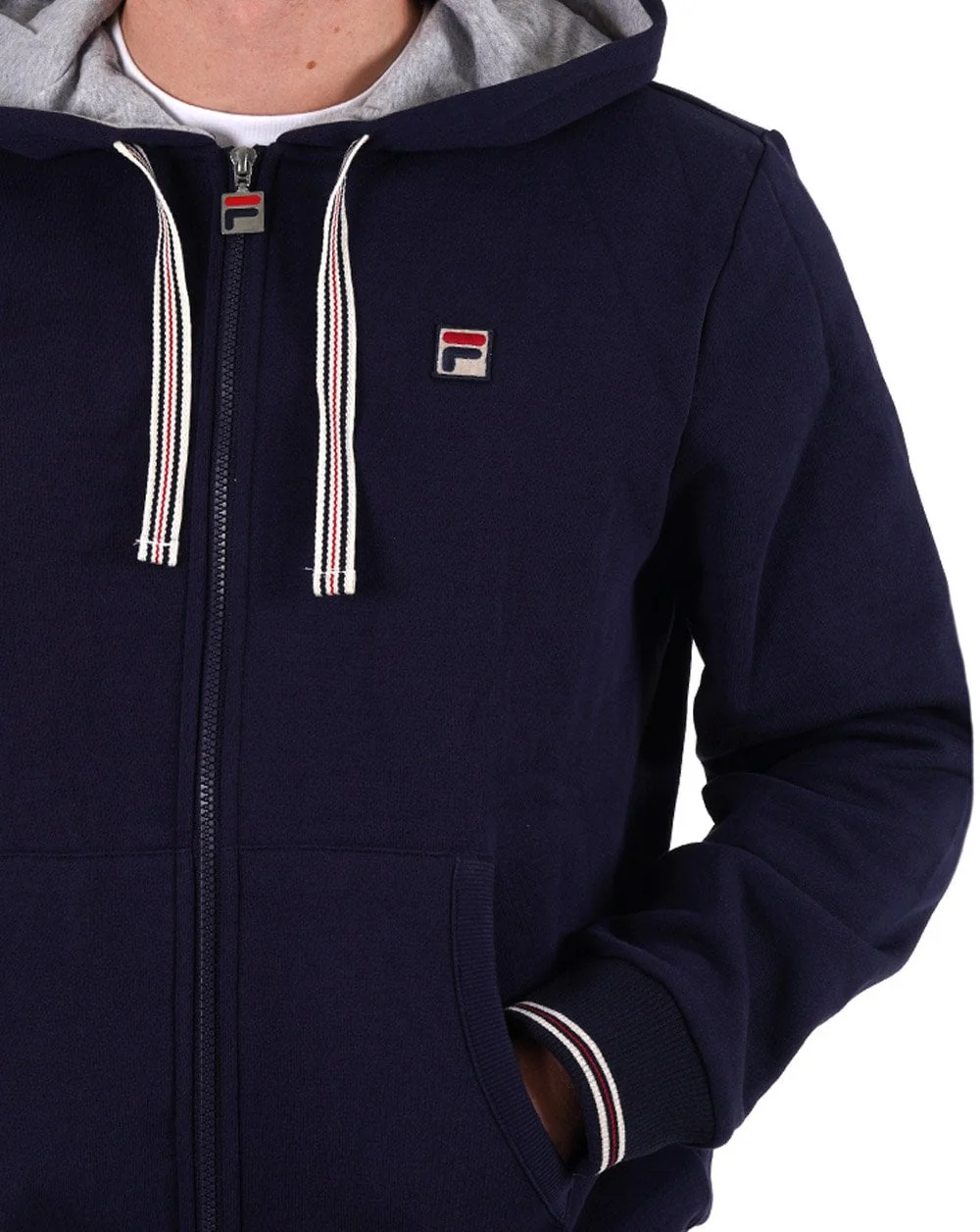 Fila Vintage Tenconi Hoody Navy - Image 3