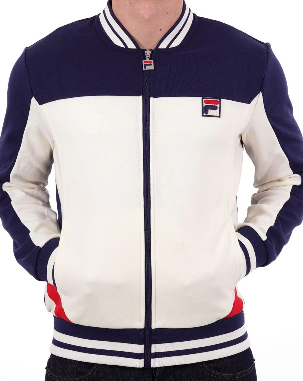 Fila Vintage Tiebreak Track Top Gardenia - Image 4