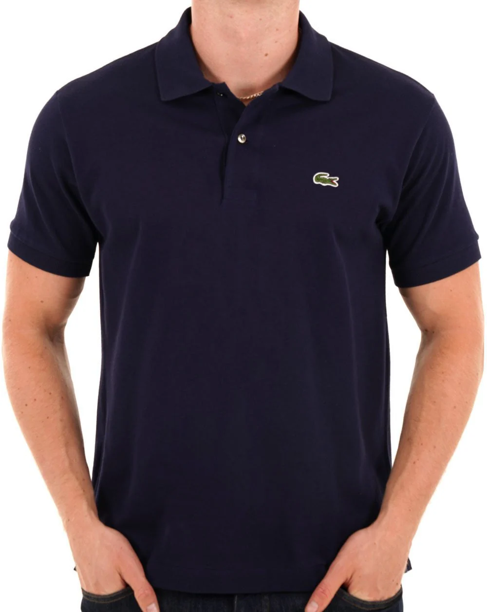 Lacoste Classic Polo Shirt Navy - Image 4