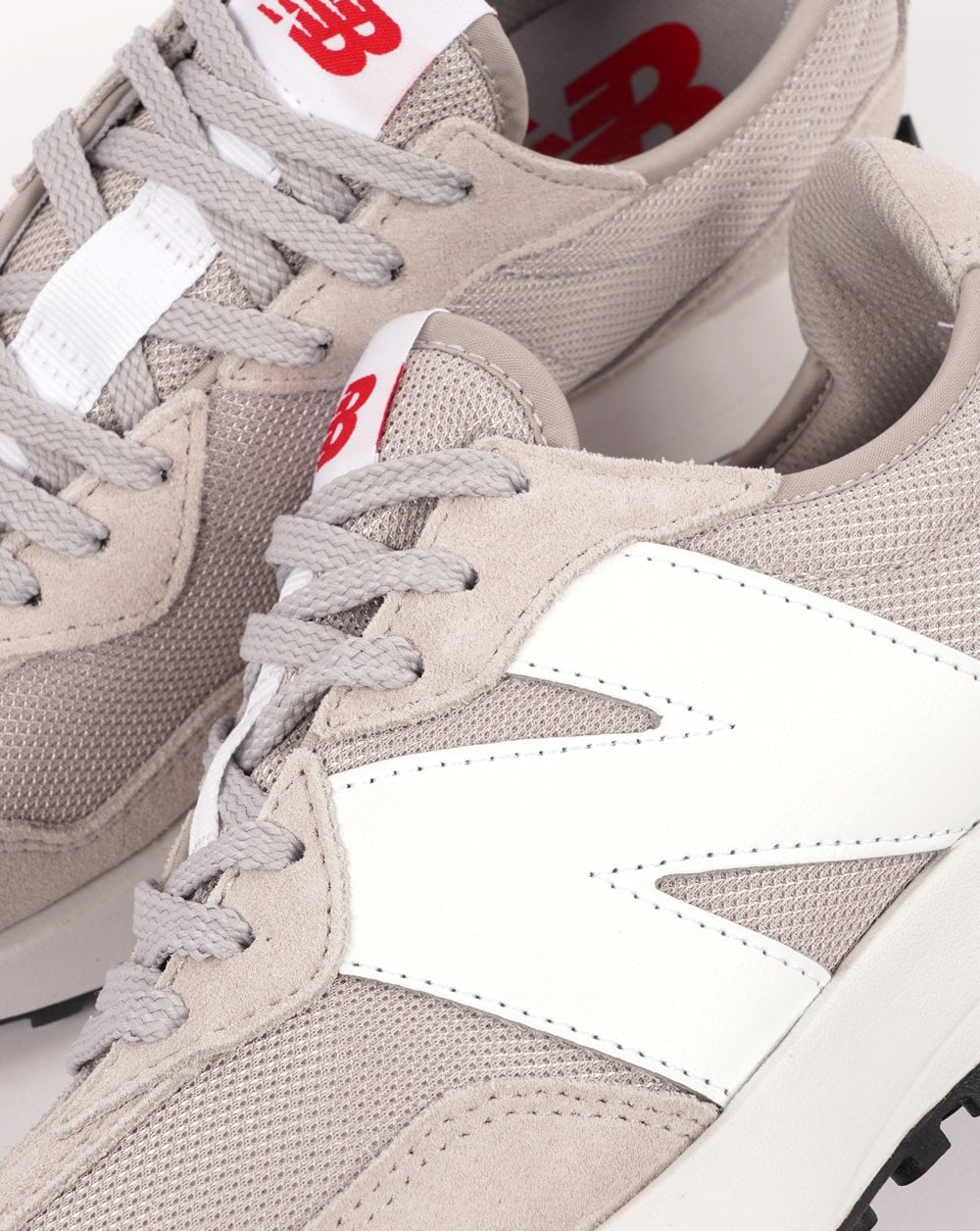 New Balance 327 Trainer Grey/White - Image 3