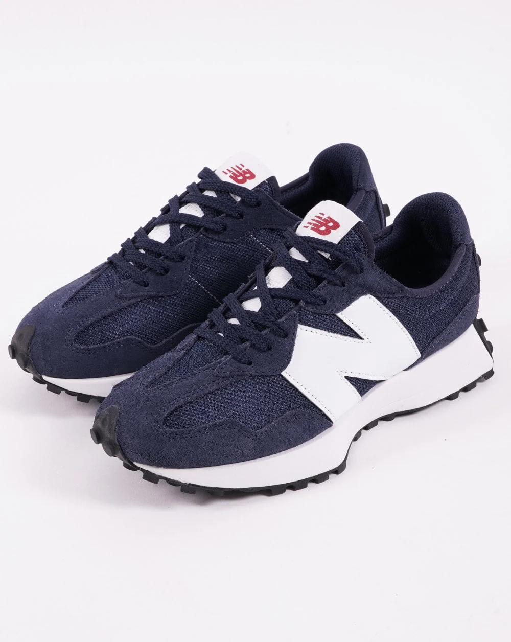 New Balance 327 Trainer Navy/White - Image 3