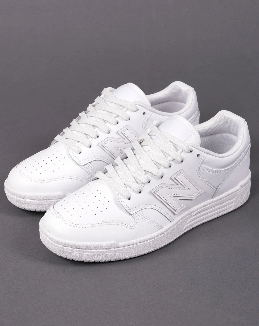 New Balance 480 Trainer White - Image 3