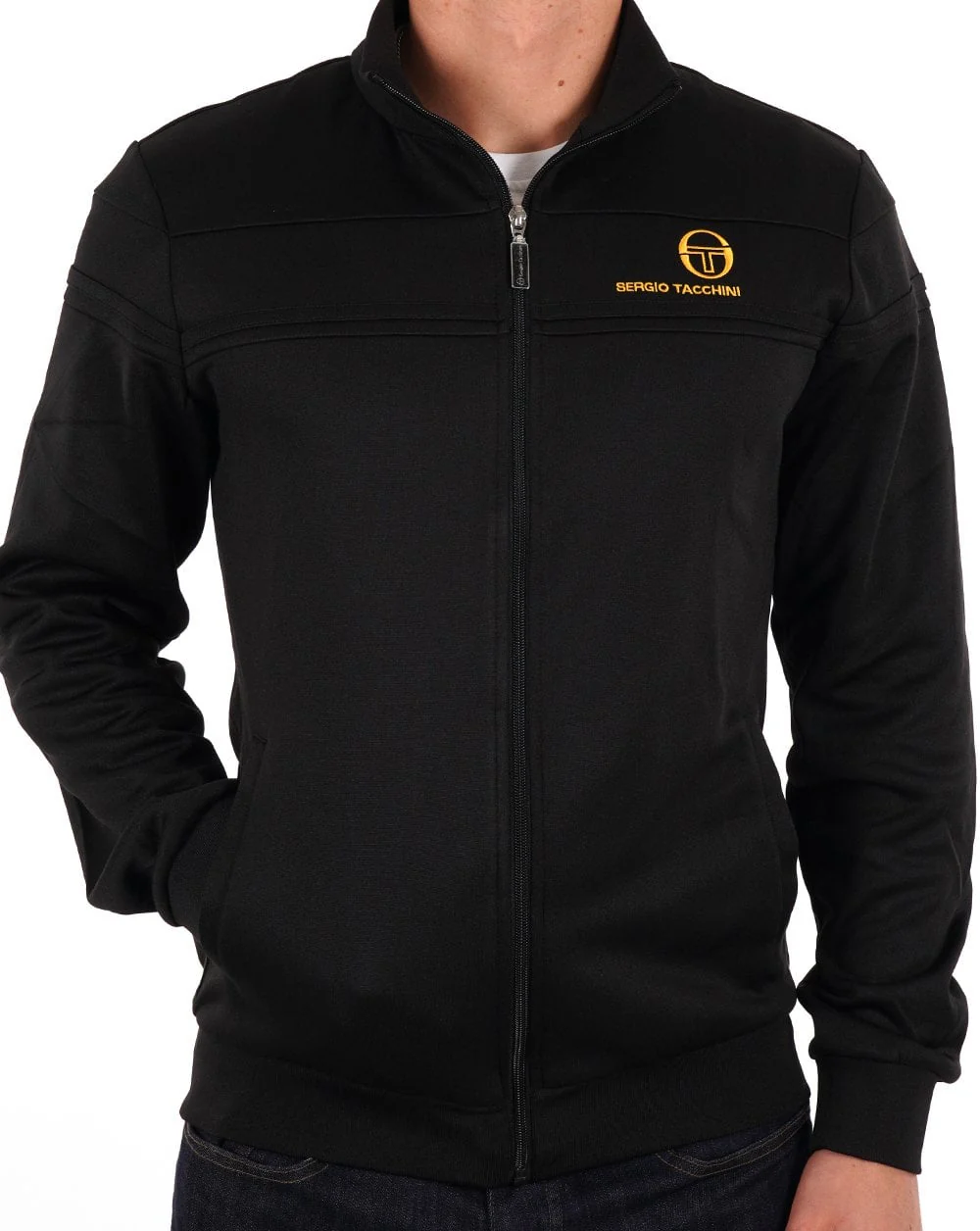 Sergio Tacchini Masters Track Top Black Gold - Image 3