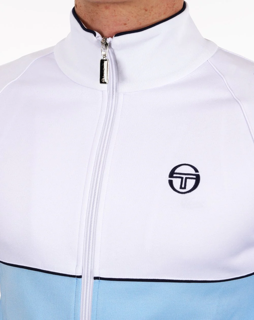 Sergio Tacchini Orion Track Top Sky Blue/white - Image 3