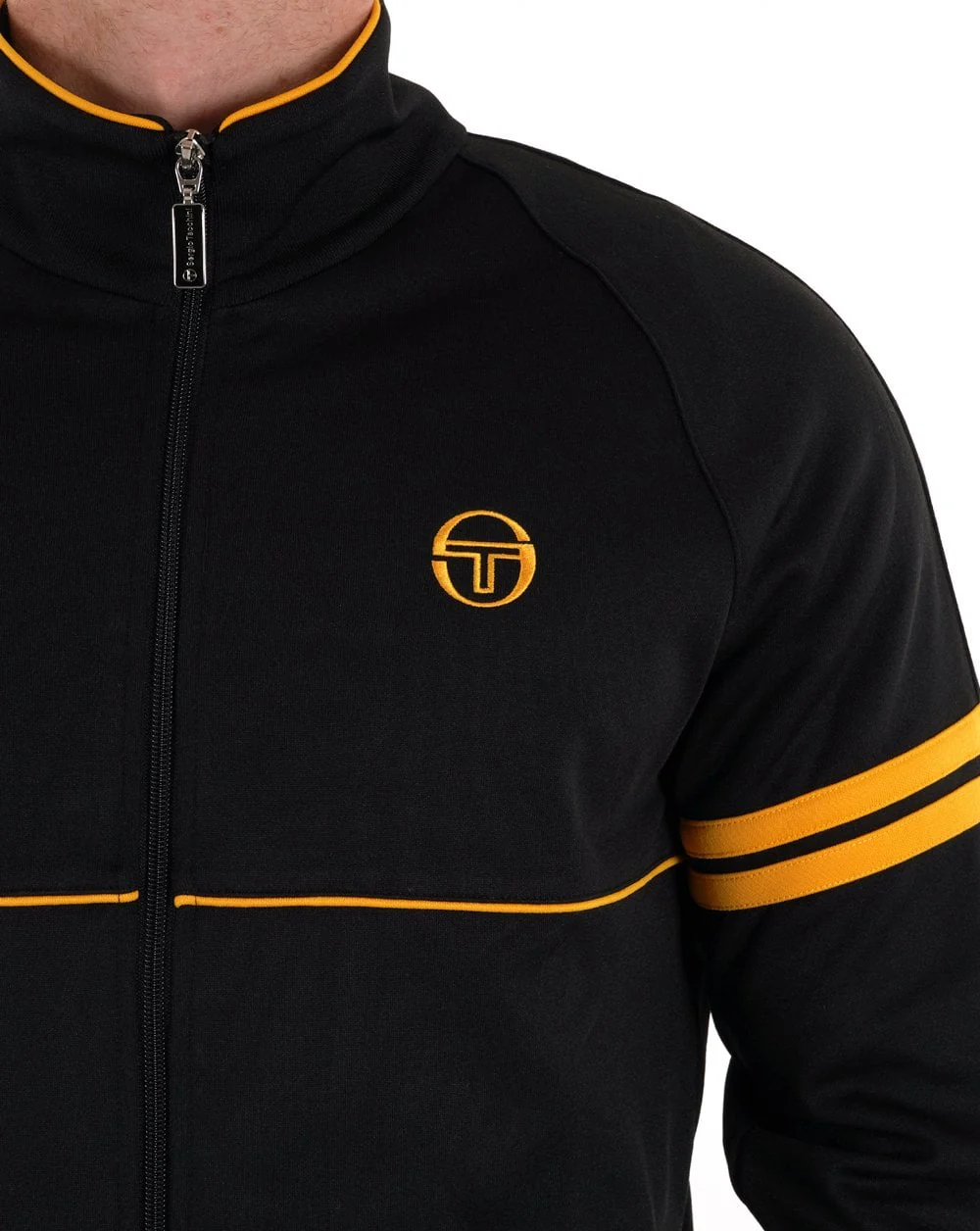 Sergio Tacchini Star Track Top Black/Gold - Image 4