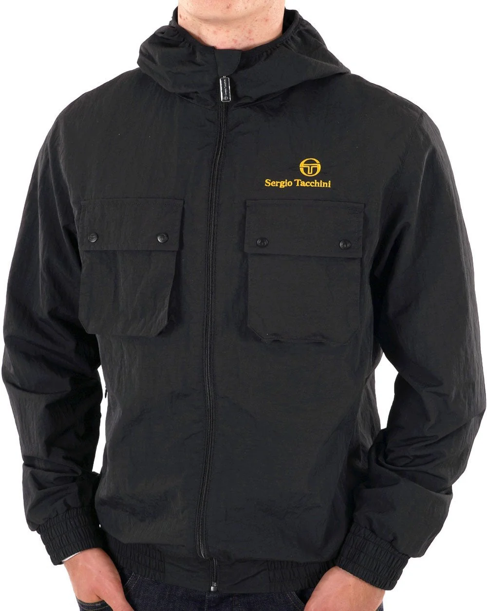Sergio Tacchini Terrace Pocket Jacket Black - Image 4