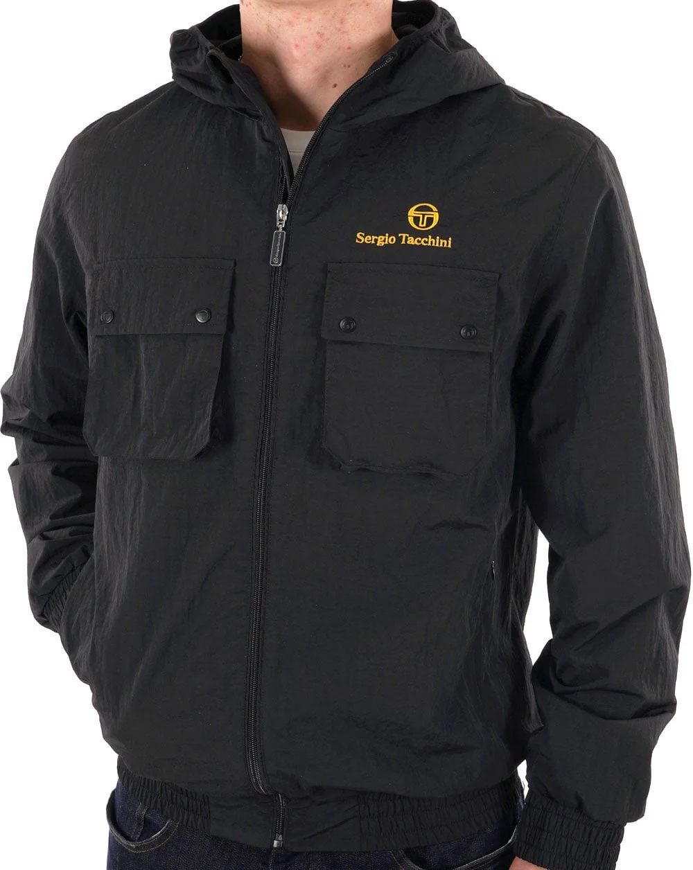 Sergio Tacchini Terrace Pocket Jacket Black - Image 5