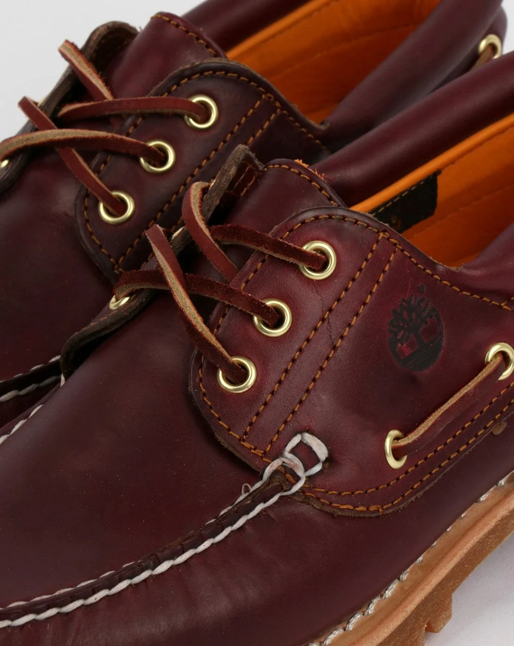 Timberland Authentics 3 Eye Classic Burgundy Shoes - Image 3